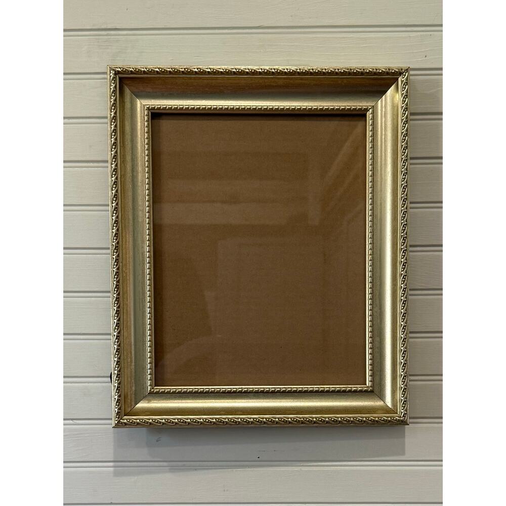 Carpentree Gold Beaded Frame 1980s Wall Decor